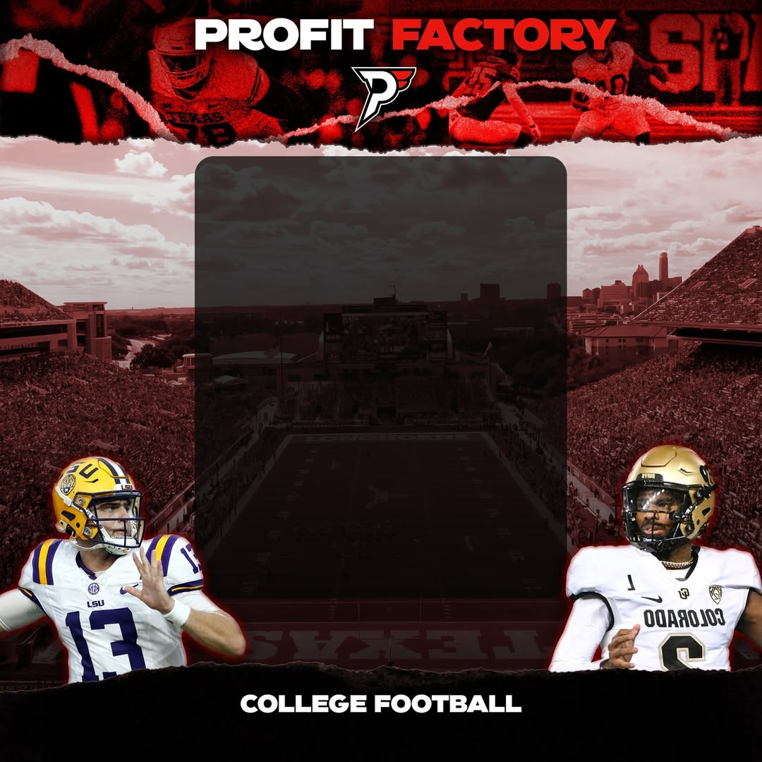 Sports graphic design for college football marketing